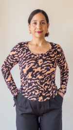 Remera manga larga animal print. - Imagen 2