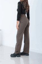 Jeans Mom tiro alto verde militar - Imagen 2