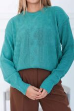 Sweater tejido de punto perle - Imagen 2