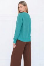 Sweater tejido de punto perle - Imagen 3