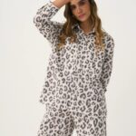 Camisa Poplin Animal Print
